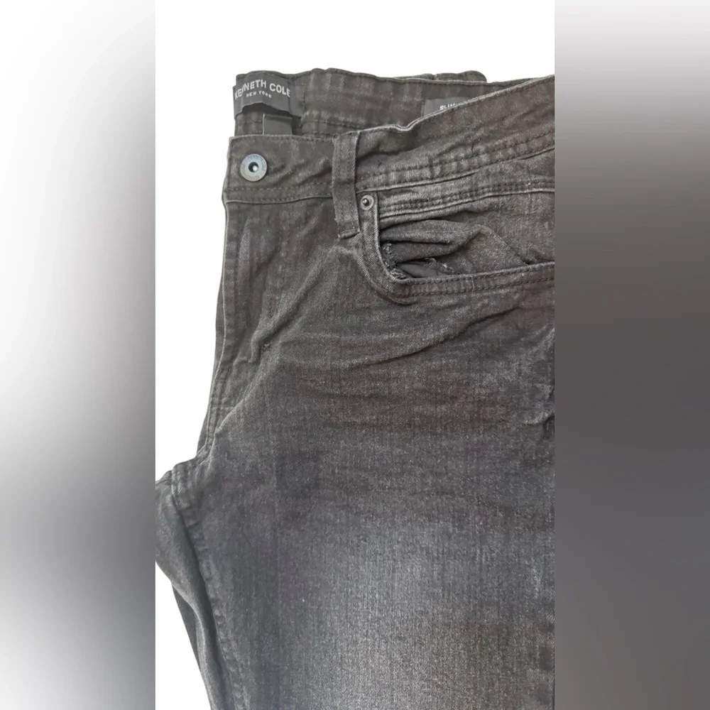 Kenneth Cole Jeans Mens 30x30 Black slim fit  Denim Modern